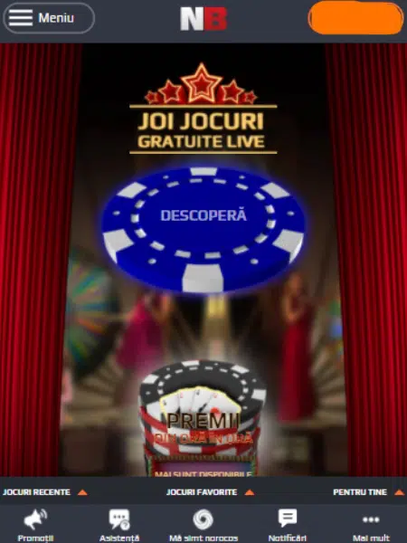 promotie jocuri gratuite live netbet