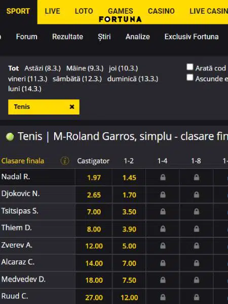roland garros pariuri fortuna