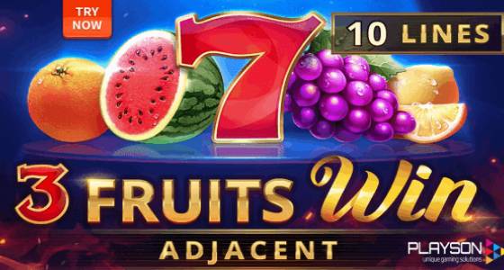 3 fruits win gratis banner