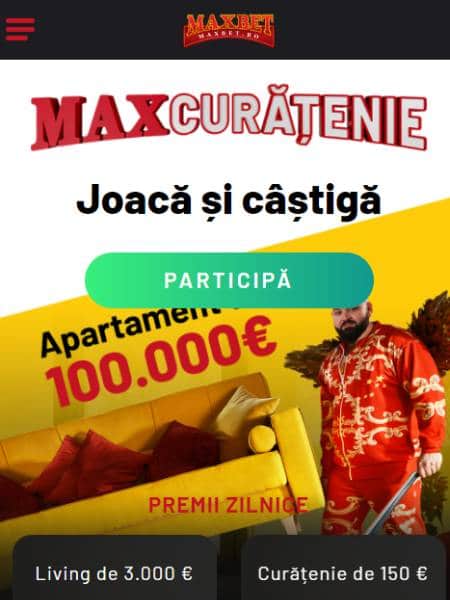 maxbet maxcuratenia de premii promotie