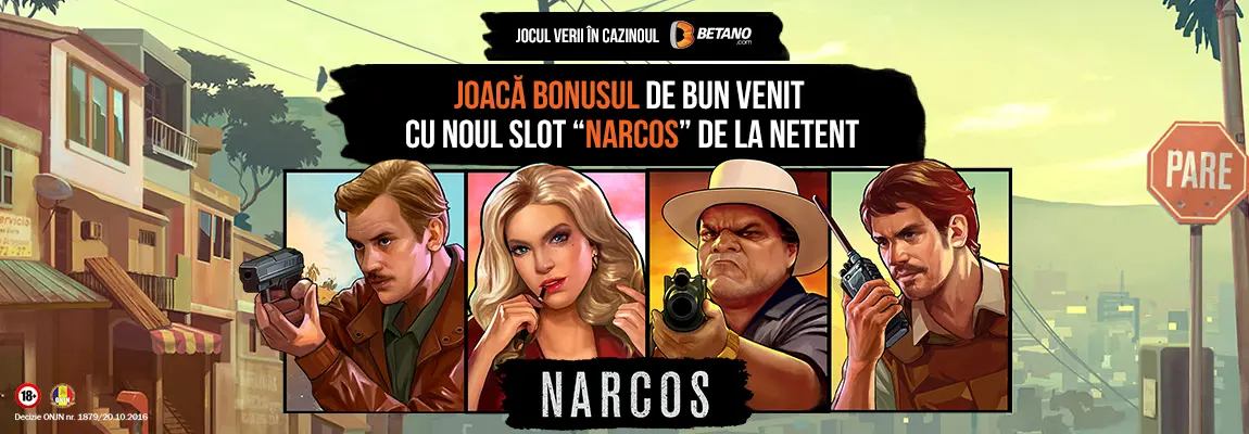 narcos netent joc betano