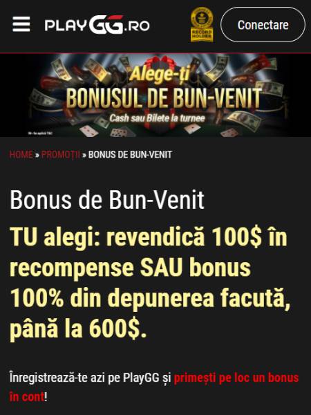 playgg bonus de bun venit