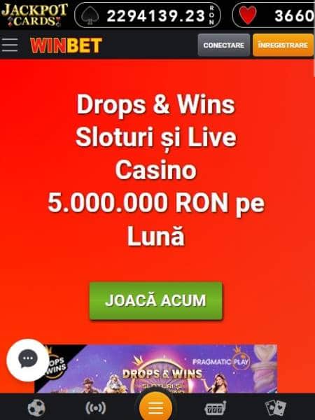 promotii winbet cu premii drops