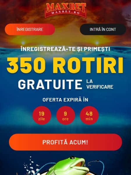 350 rotiri gratuite maxbet