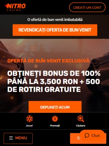 revendica bonus bun venit nitro casino