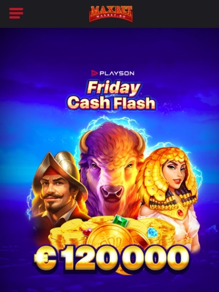 maxbet friday cash flash promotie