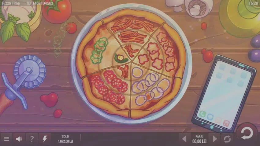 pizza time gratis ecran de joc