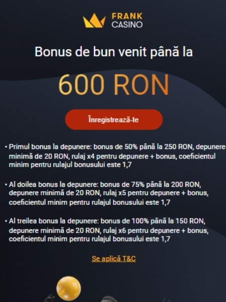 bonus sport frank casino 2022