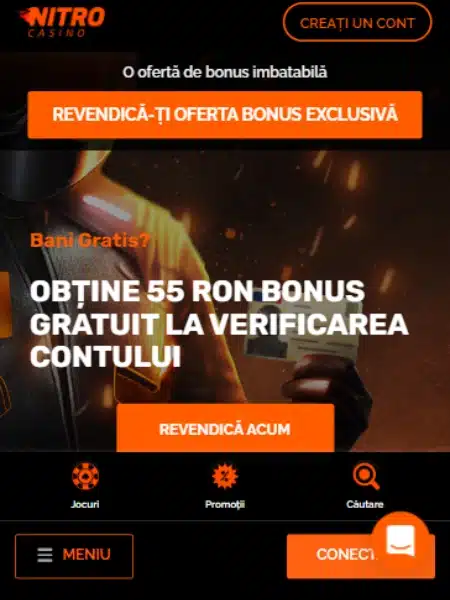 bonus nitro casino fara depunere