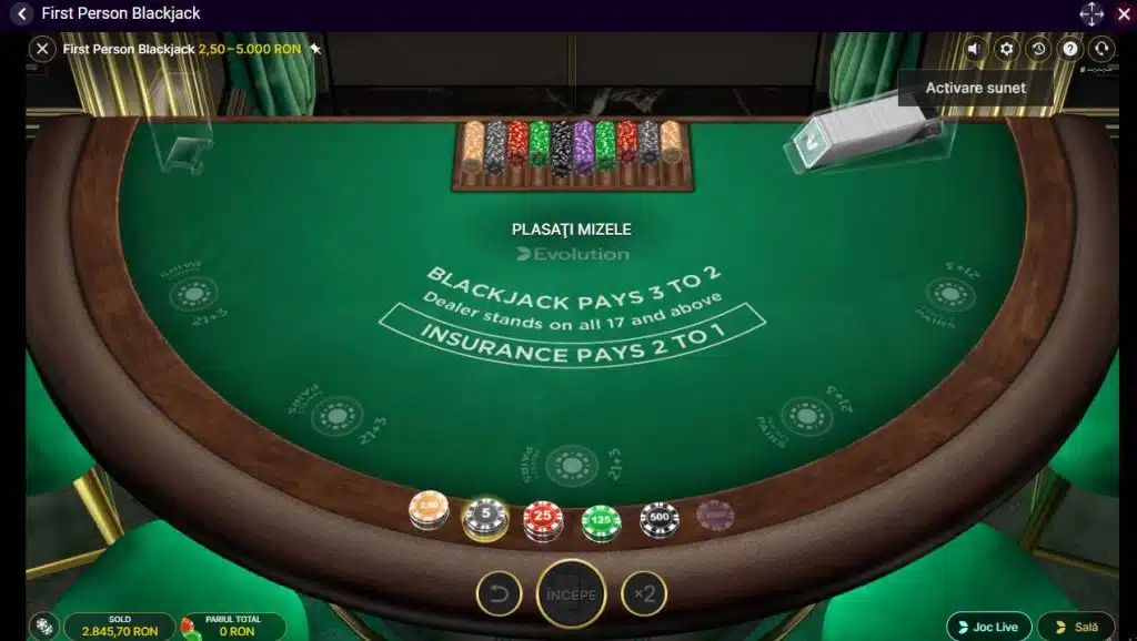 first person blackjack player