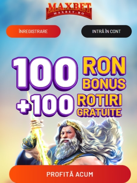 maxbet 100 ron si 100 rotiri gratuite oferta