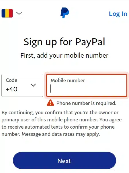 paypal casino inregistrare