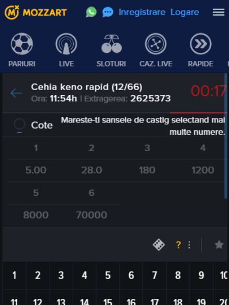 mozzartbet cehia keno loto