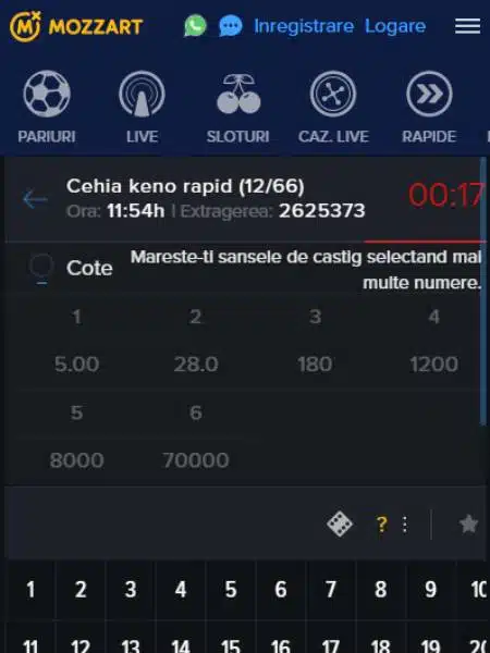 mozzartbet cehia keno loto