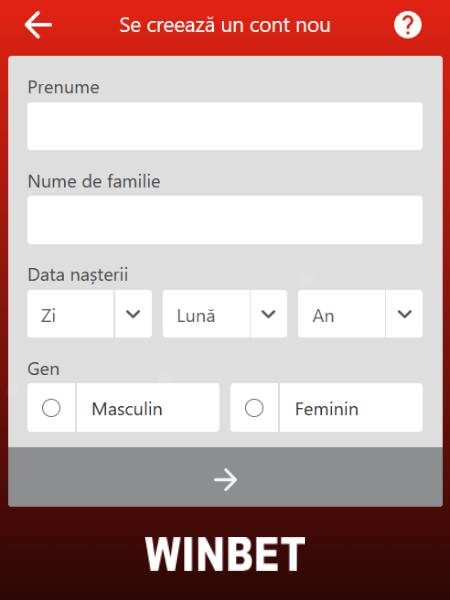 formular inregistrare winbet casino