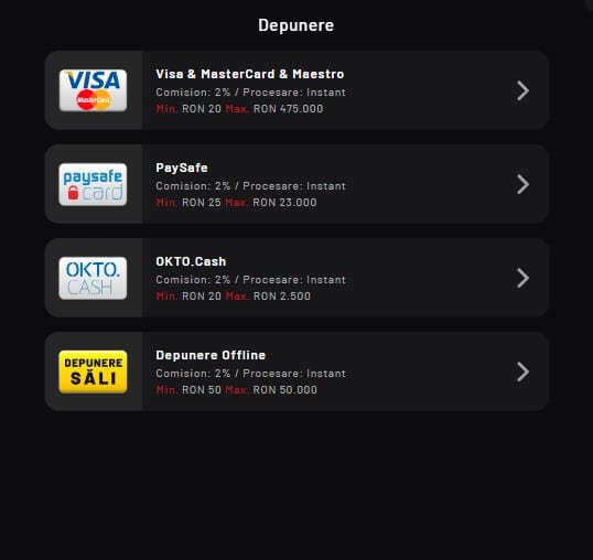 depunere maxbet