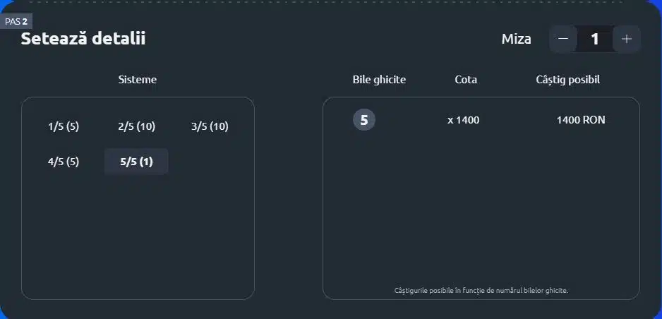 las vegas bilet loto pasul 2