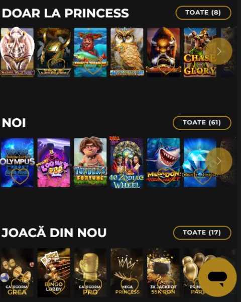 princess casino sloturi exclusive
