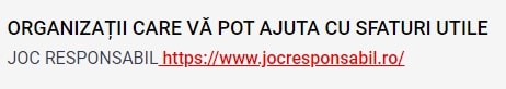 joc responsabil stanleybet
