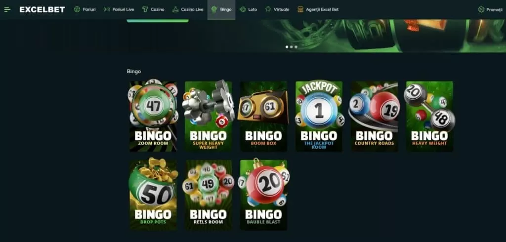 excelbet bingo