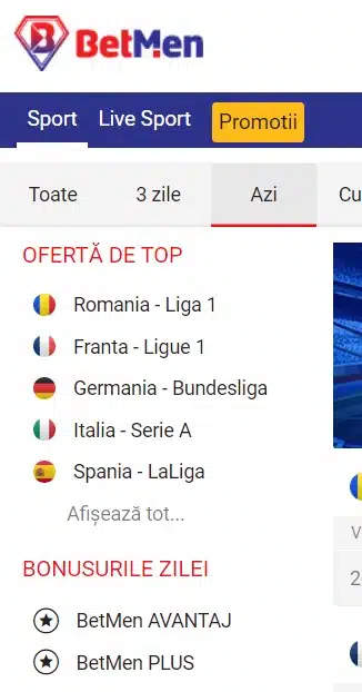 betmen pariuri sportive