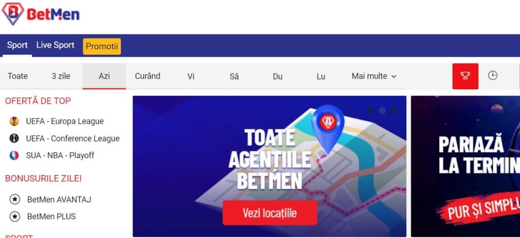 betmen promotii sport