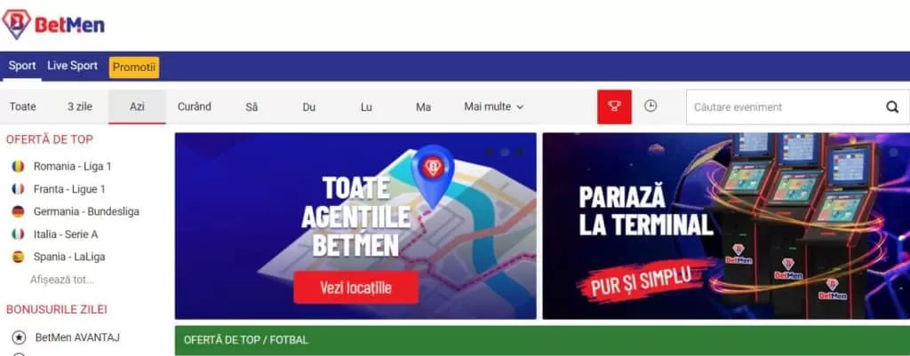 betmen pariuri sportive