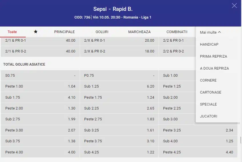 betmen pariuri sportive