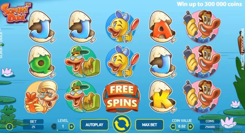 scruffy duck slot