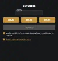 visa casino depunere