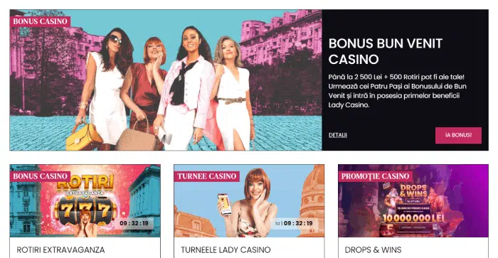 oferte bonus Lady Casino