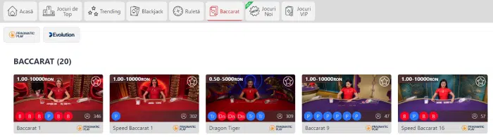live casino VivaBet