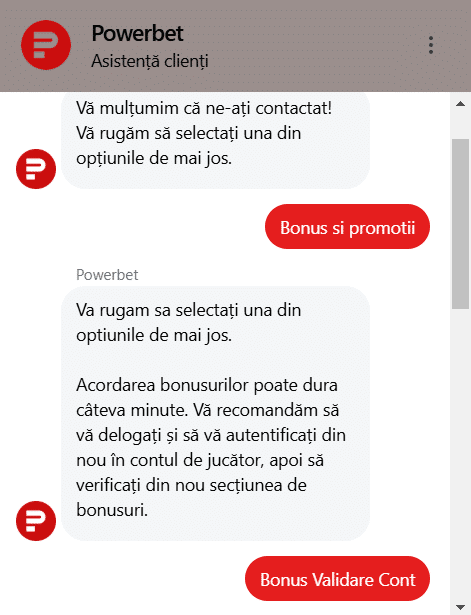 powerbet suport