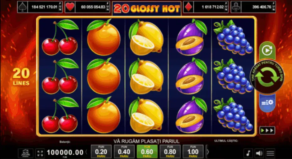20 glossy hot demo