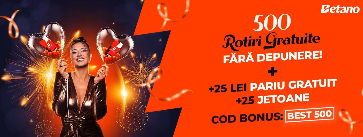 betano 500 rotiri gratuite fara depunere