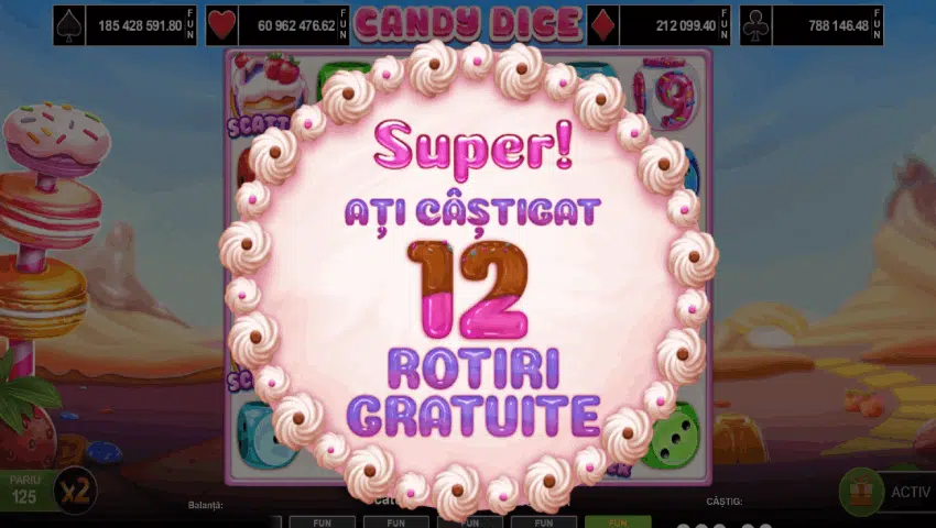 candy dice slot specială