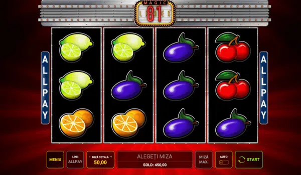 Magic 81 online grafica joc