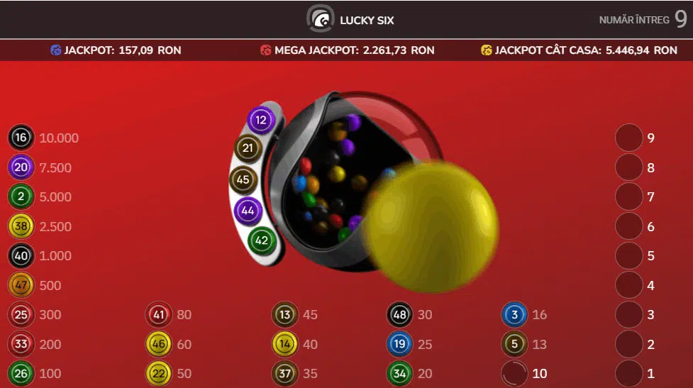 lucky six casa pariurilor