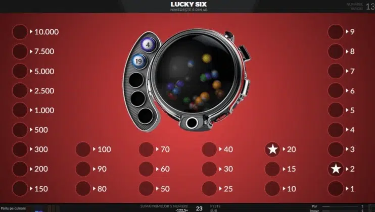 rezultate Lucky Six Superbet
