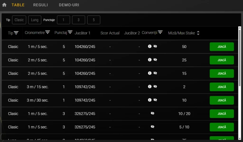 joc de table totogaming casino