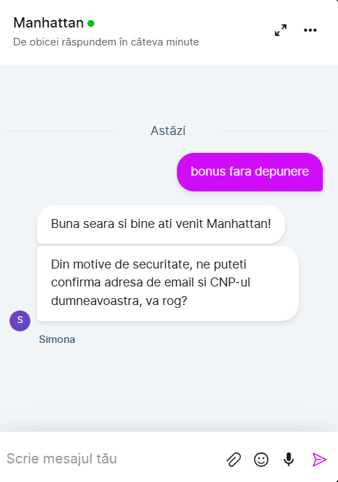 manhattan pareri despre live chat