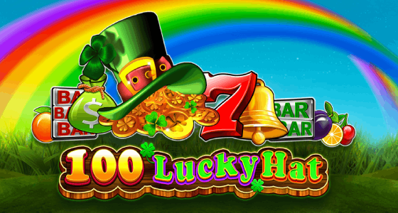 Logo Slot 100 Lucky Hat Clover Chance