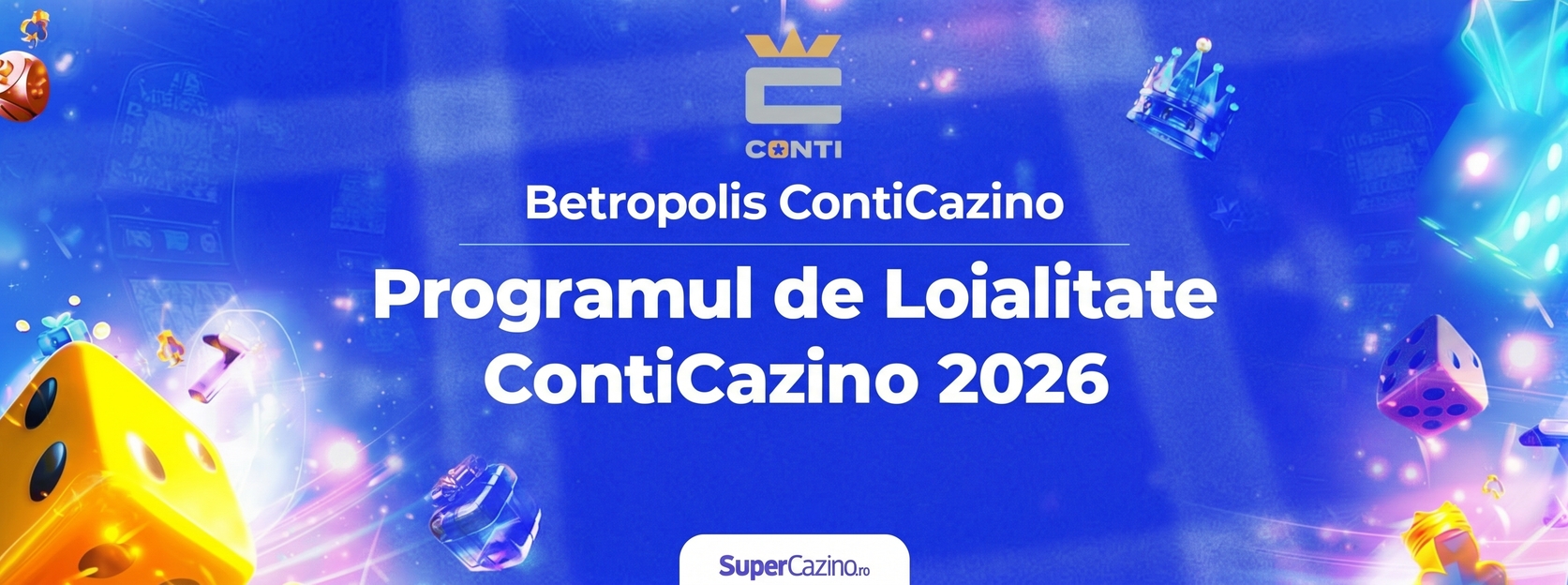 ilustratie cu logo conticazino, reprezenativa pentru progamul de loialitate betropolis