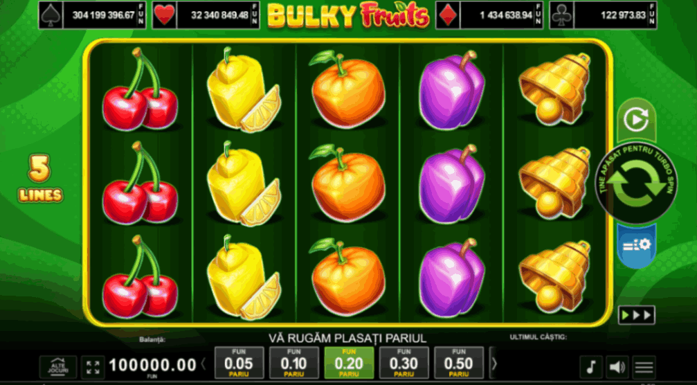 5 bulky fruits demo