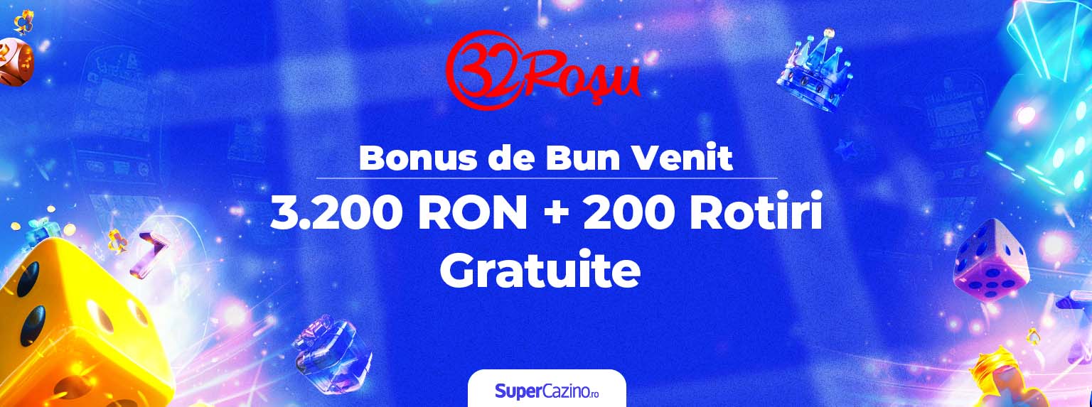32Roșu Bonus de Bun Venit