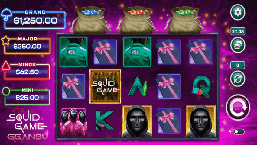 Ecran joc Squid Game Gganbu