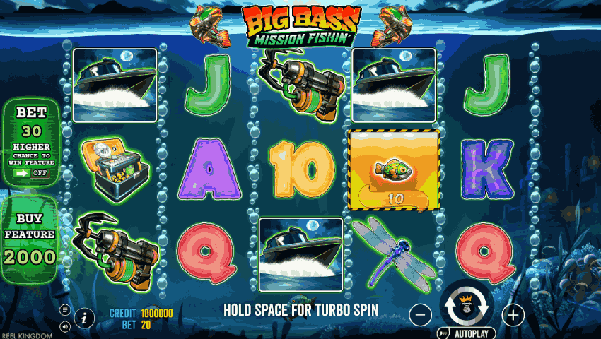 Ecran joc Big Bass Mission Fishin