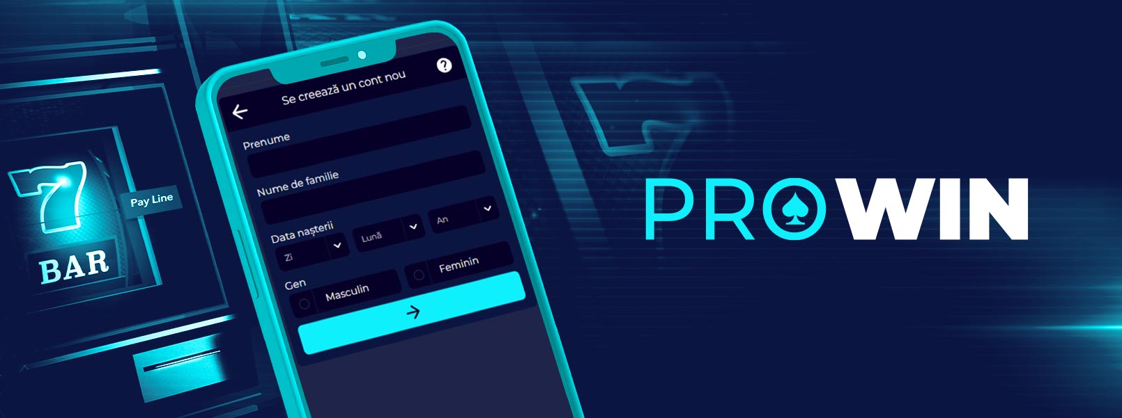 creare cont prowin casino