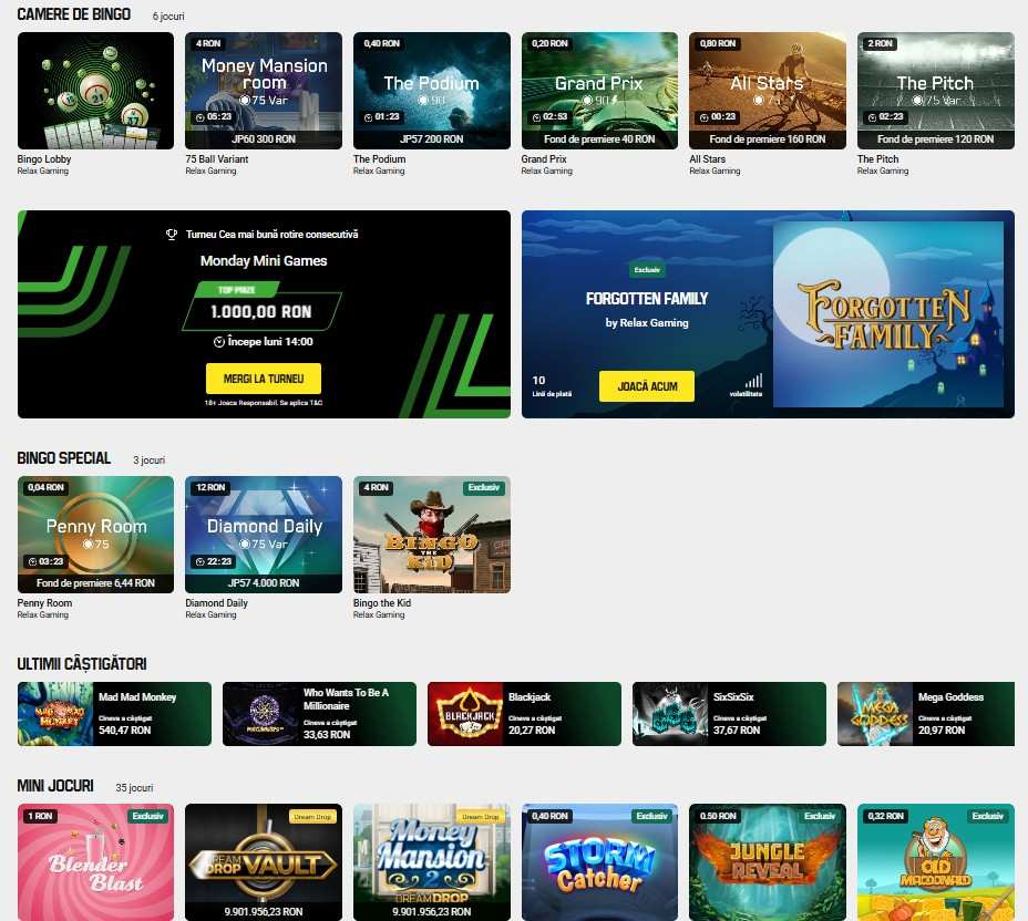 bingo unibet