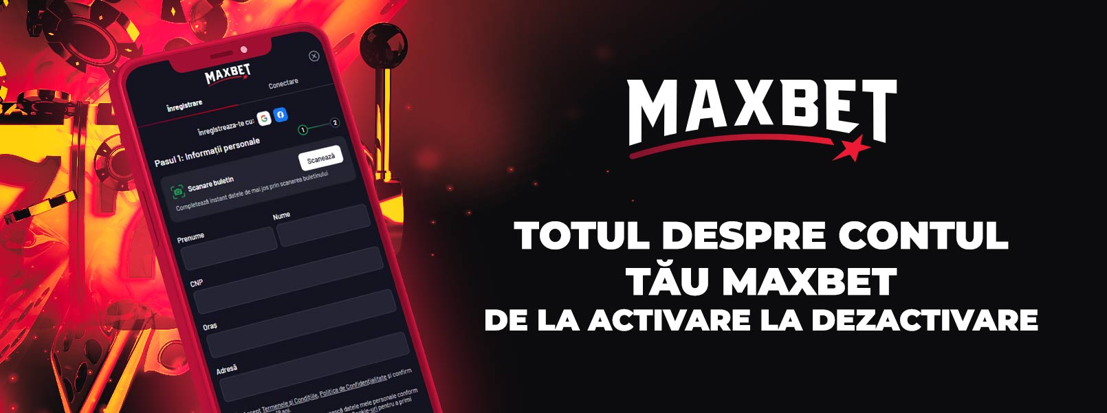 inregistrare si verificare cont maxbet